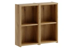 Furnidea Lot de 2 étagères cube suspendues 60 x 57 cm NOVA chêne Coast Evoke