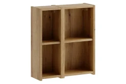 Furnidea Lot de 2 étagères cube suspendues 50 x 57 cm NOVA chêne Coast Evoke