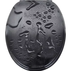 Abattant Wc|Helloshop26 Lot de deux sièges abattants WC mdf