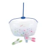 Etendoir À Linge| Lot Panier + 24 pinces à linge bi-matière MSV