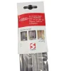 Schulte Lots de 2 joints d'étanchéité magnétiques pour portes et parois de douche, 210 cm, universels