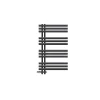 Sèche-Serviettes Mixte|Luxebath Radiateur de Salle de Bain Iron EM 600x1000 mm Anthracite Raccord Central
