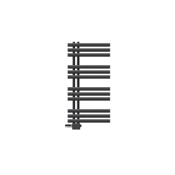 Luxebath Radiateur Design Iron EM 500x1000 mm Anthracite Raccord Central au Bas
