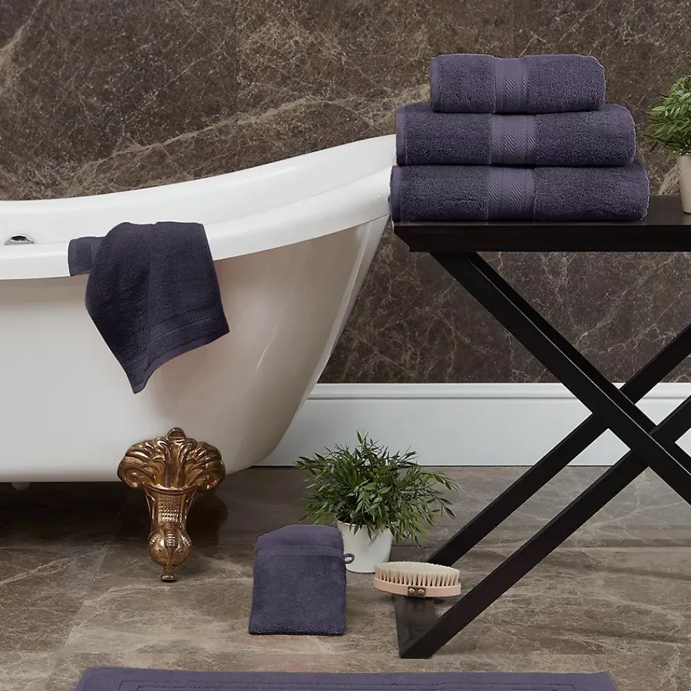 Sensei Maison Maxi drap de bain 550 g/m² Myrtille 100x150 cm LUXURY