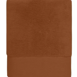 Sensei Maison Maxi drap de bain Zéro Twist 560 g/m² Auburn 100x150 cm SENSOFT