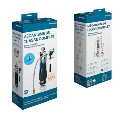 Chasse D'Eau|Geberit Mécanisme de chasse double débit avec robinet flotteur 3/8" à alimentation universelle