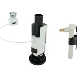 Nicoll Mécanisme double volume à câble et robinet flotteur -