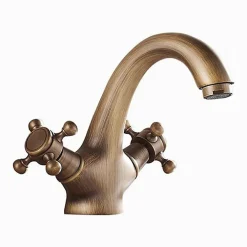 Robinet Lavabo Et Vasque|Valaz Melangeur lavabo retro AGNES or ancien