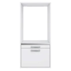 T-Bath Meuble armoire pour machine à laver 67,2x144cm blanc