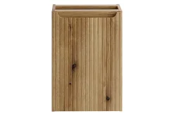 Armoire De Salle De Bains|Furnidea Meuble bas de salle de bain 40 cm avec panier à linge et plan NOVA chêne Coast Evoke