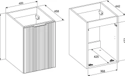 Armoire De Salle De Bains|Furnidea Meuble bas de salle de bain avec panier à linge ADEL BLANC40 cm