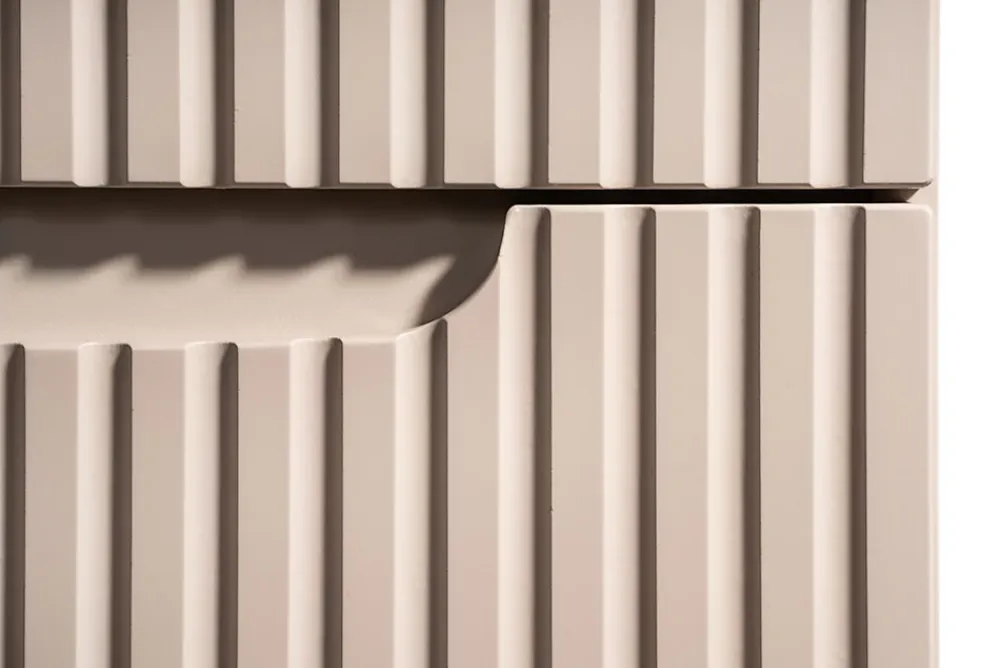 Armoire De Salle De Bains|Furnidea Meuble bas de salle de bain NOVA CACHEMIRE avec panier à linge et plan CHÊNE 40 cm