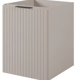 Armoire De Salle De Bains|Furnidea Meuble bas de salle de bain à suspendre avec une porte FLOW CACHEMIRE 40 cm