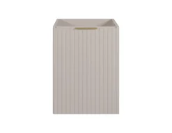 Armoire De Salle De Bains|Furnidea Meuble bas de salle de bain à suspendre avec une porte FLOW CACHEMIRE 40 cm