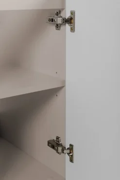 Armoire De Salle De Bains|Furnidea Meuble bas de salle de bain à suspendre avec une porte FLOW CACHEMIRE 40 cm