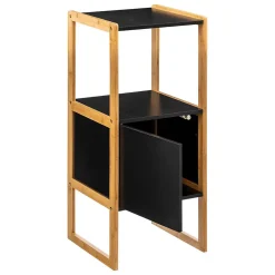 5Five Meuble bas sous lavabo Naturéo noir - Blanc-