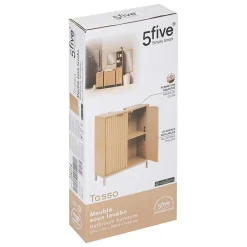 5Five Meuble bas Tasso sous lavabo effet bois naturel - Beige-