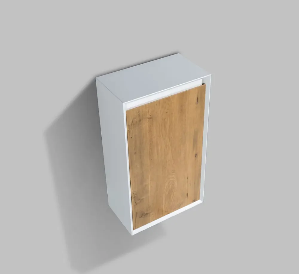 Bernstein Meuble Colonne Armoire à droite 50x28,8x88cm Chêne + 1 amoire à droite - FIONA