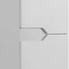 Furnidea Meuble colonne de salle de bain suspendu MODERN blanc 35 x 136 cm