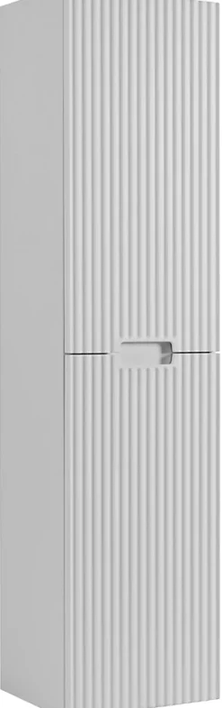 Colonne De Salle De Bains|Furnidea Meuble colonne de salle de bain suspendu VENA blanc 36 x 136 cm