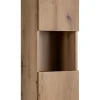 Furnidea Meuble colonne de salle de bain à suspendre NOVA OAK 30 X 140 cm