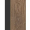 Colonne De Salle De Bains|Furnidea Meuble colonne de salle de bain suspendu TALIA CASELLA noir et chêne 30 x 80 cm