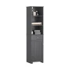 Colonne De Salle De Bains|Sobuy Meuble Colonne de Salle de Bain Armoire Rangement, BZR17-DG,