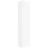 Planète Bain Meuble colonne de salle de bain H 140 cm coloris blanc mat à suspendre - KARAIB