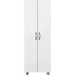 Armoire De Salle De Bains|Pier Import Meuble colonne salle de bains blanc 2 portes H 173, 6 cm JENA