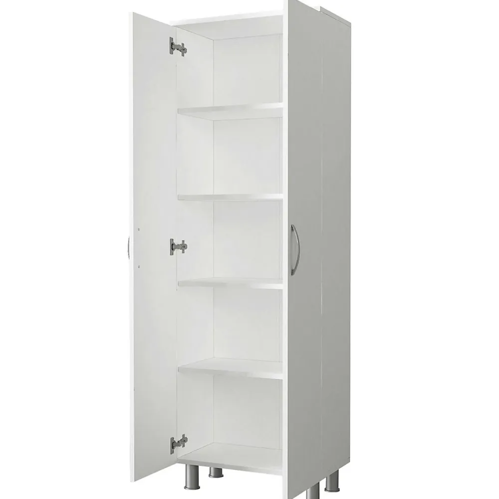 Armoire De Salle De Bains|Pier Import Meuble colonne salle de bains blanc 2 portes H 173, 6 cm JENA