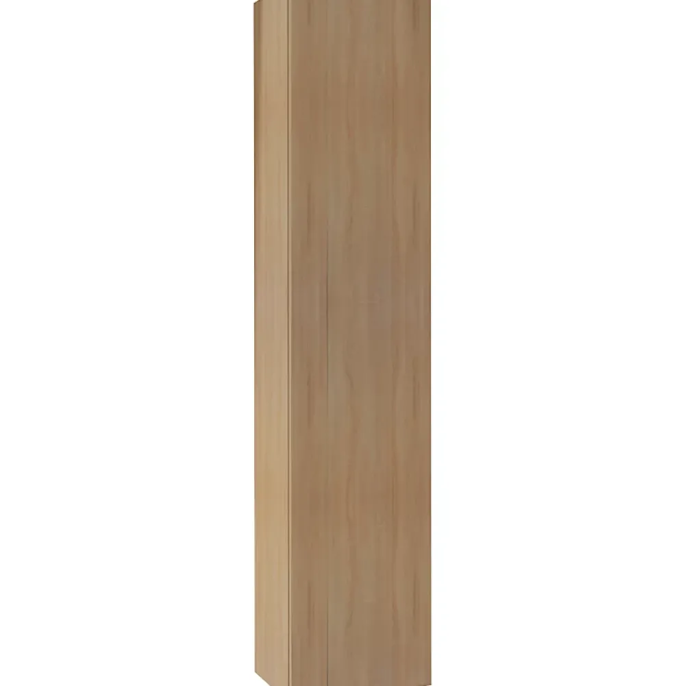 Planète Bain Meuble colonne salle de bain 140 cm suspendu - Effet chêne Sonoma - Karaib 2