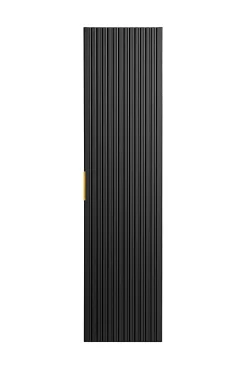 Colonne De Salle De Bains|Furnidea Meuble colonne suspendu de salle de bain ADEL NOIR 35 x 140 cm