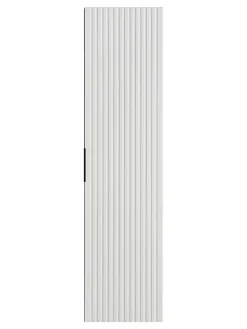 Furnidea Meuble colonne suspendu de salle de bain ADEL BLANC 35 x 140 cm