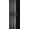 Colonne De Salle De Bains|Furnidea Meuble colonne suspendu de salle de bain FLOW noir 35 x 136 cm
