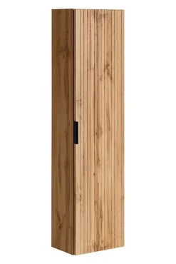 Colonne De Salle De Bains|Furnidea Meuble colonne suspendu de salle de bain ADEL CHÊNE 35 x 140 cm