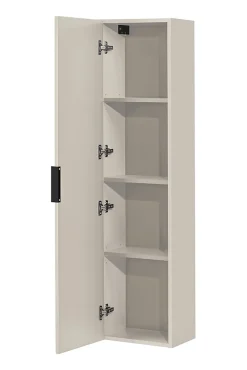 Colonne De Salle De Bains|Furnidea Meuble colonne suspendu de salle de bain ADEL CACHEMIRE 35 x 140 cm