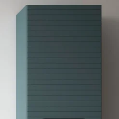 Kibath Meuble d'appoint de salle de bain BOREAL 35x27 cm finition BLEU OCÉAN mat à suspendre