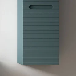 Kibath Meuble d'appoint de salle de bain BOREAL 35x27 cm finition BLEU OCÉAN mat à suspendre