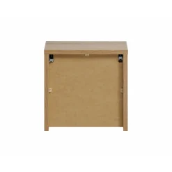 Armoire De Salle De Bains|Meublorama Meuble de rangement de salle de bain VANO 1 porte Coloris chene L20 x P57 x H18 cm Meuble suspendu