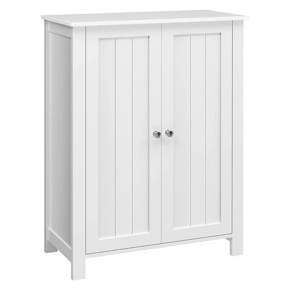 Calicosy Meuble de rangement salle de bain avec 2 portes - L60 cm