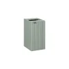 Meublorama Meuble de rangement salle de bain ELVINA 1 porte H57 cm Vert sauge pastel Suspendu