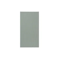 Meublorama Meuble de rangement salle de bain ELVINA 1 porte H57 cm Vert sauge pastel Meuble suspendu