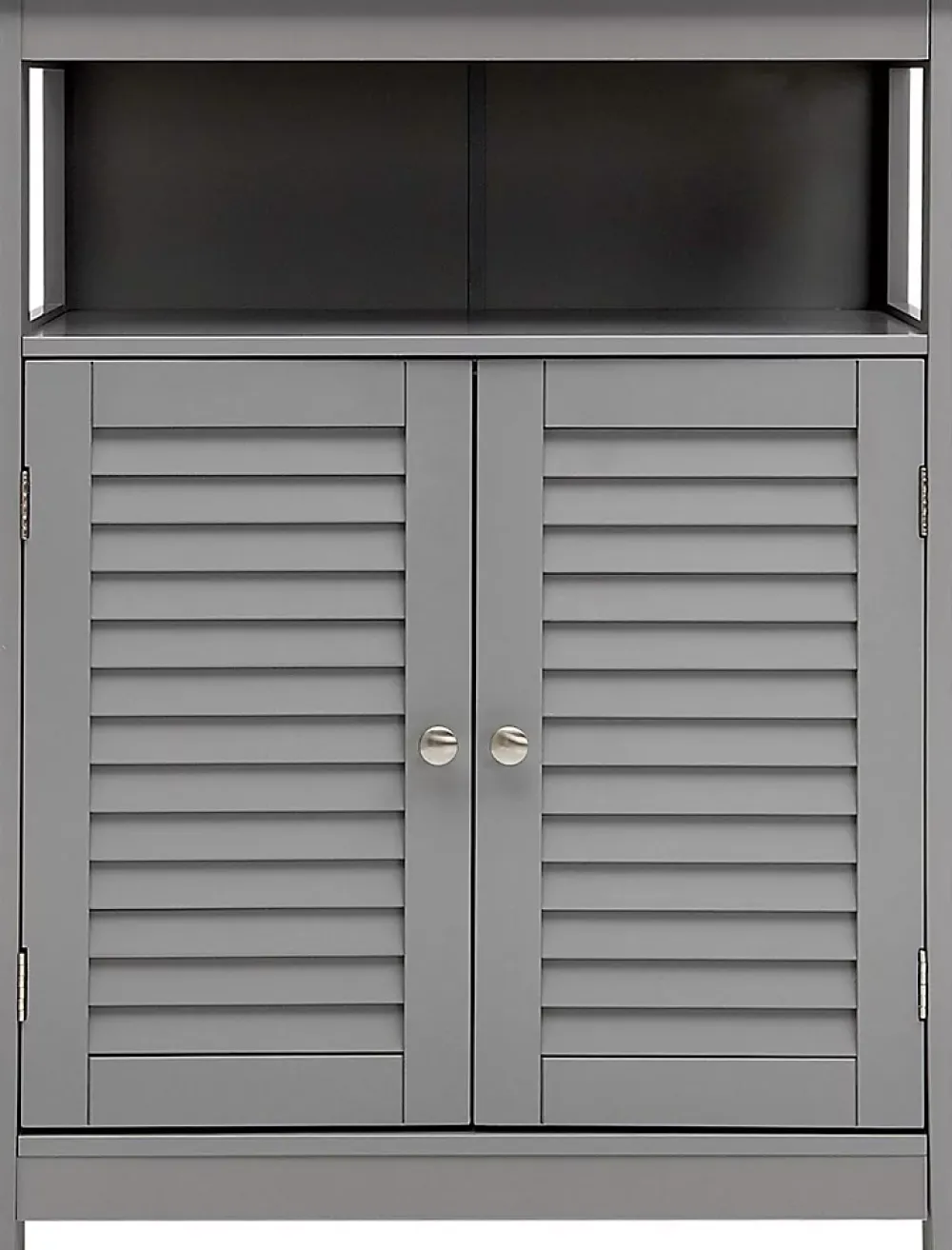 Armoire De Salle De Bains|Meuble De Salle De Bains Faible Profondeur|Giantex Meuble de Rangement sur Pieds Armoire de Salle de Bain en MDF avec 2 Portes a Volets et Etagere Reglable