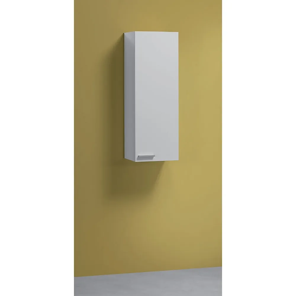 Generique Meuble de salle de bain - ARKITMOBEL - Koncept - Colonne moderne - Blanc - À monter soi-même