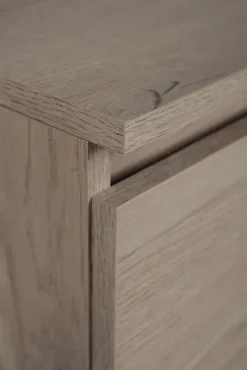 3xE Living Meuble de salle de bain 100 cm (80+20) avec plan de travail supérieur + pieds meuble, Couleur: Chêne Foncé, 100 x 46 x 80,7 cm