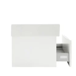 Swiss Aqua Technologies Meuble de salle de bain avec lavabo SAT Evolution 78x30x44,8 cm blanc mat (SATEVO80WMU2)