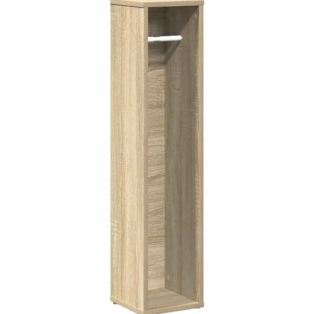 Vidaxl Meuble de salle de bain avec porte-rouleau chêne sonoma