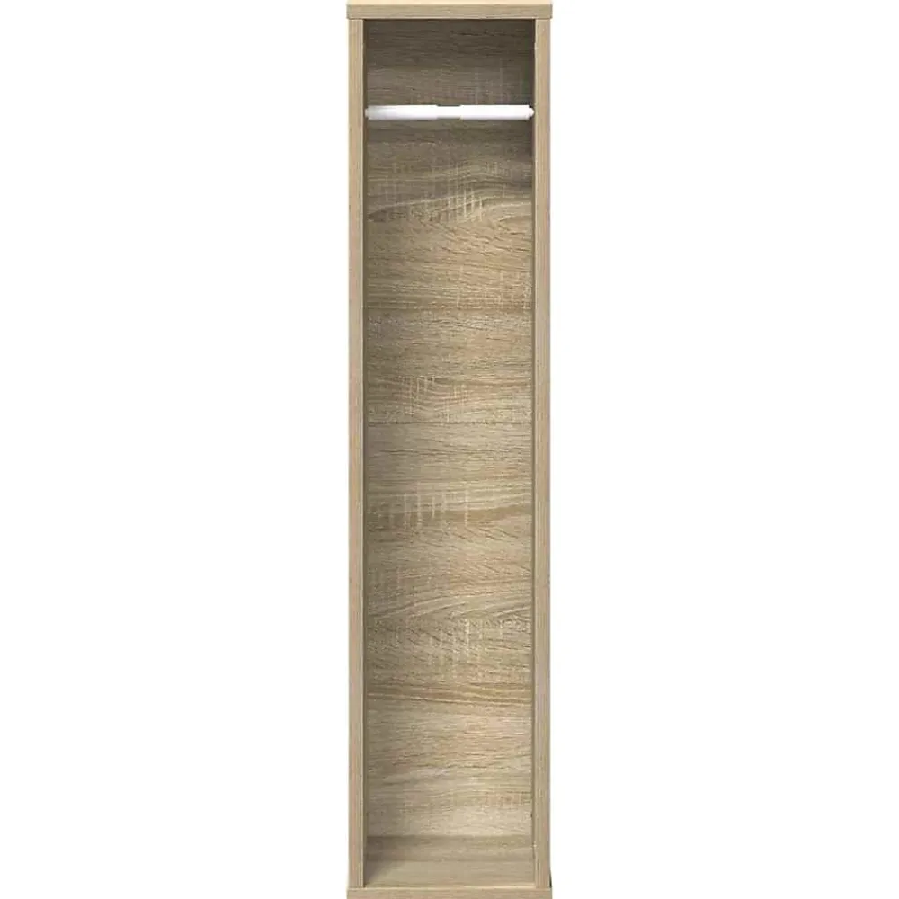 Vidaxl Meuble de salle de bain avec porte-rouleau chêne sonoma