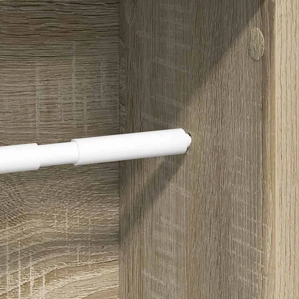 Vidaxl Meuble de salle de bain avec porte-rouleau chêne sonoma