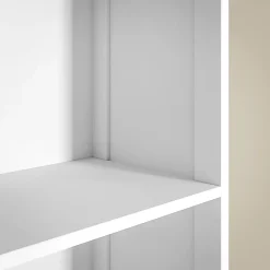ProximaX Meuble de salle de bain, armoire haute à 3 étagères et 1 tiroir, étagère de salle de bain, meuble de salle de bain, blanc
